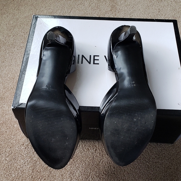 Nine West platform patent black heel - Picture 5 of 7